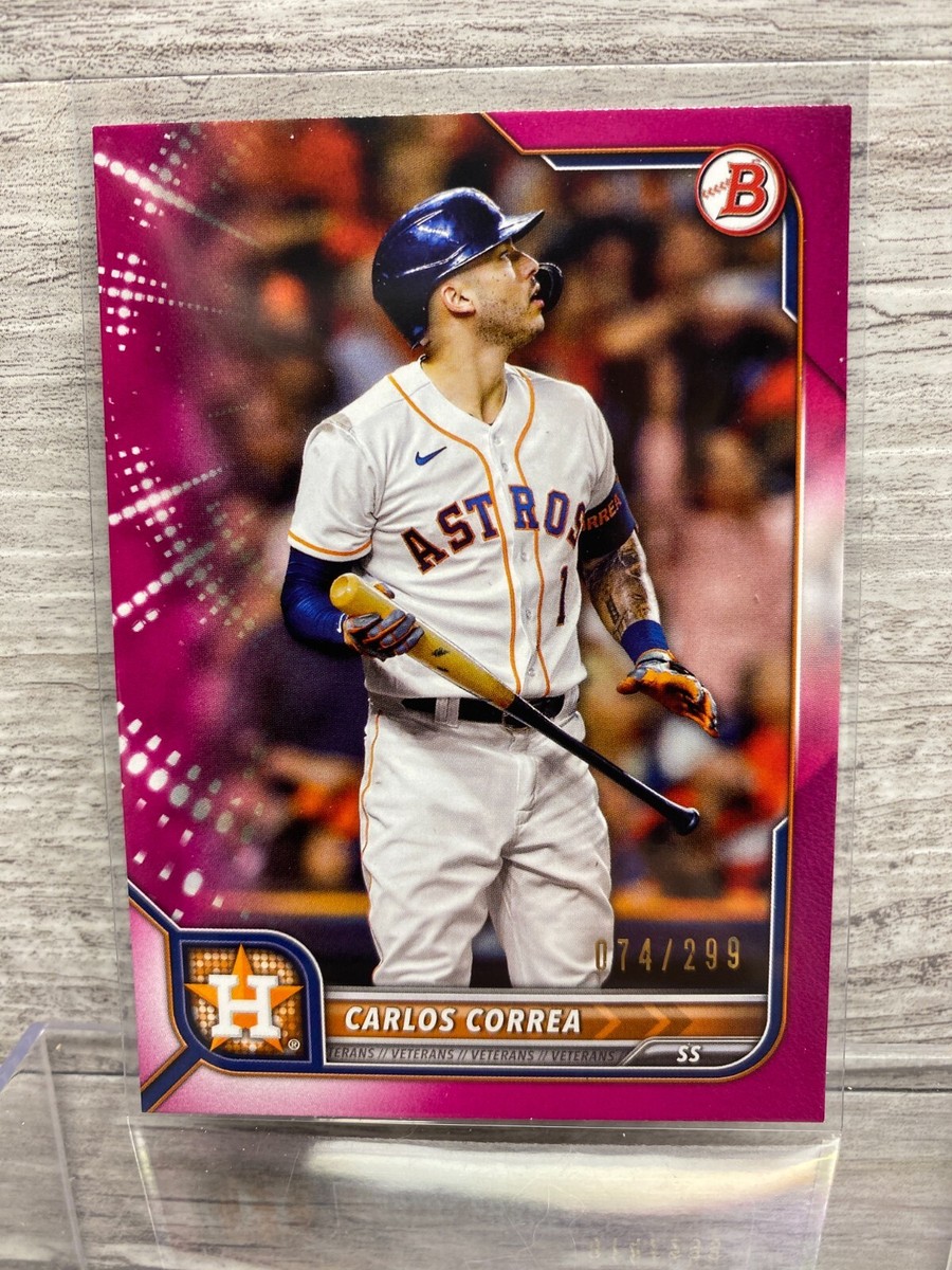 2022 Bowman Carlos Correa Fuchsia Parallel /299 | eBay