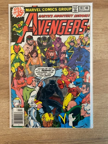 Avengers 181 Marvel 1978 1st App Scott Lang, 1st App New Team NM