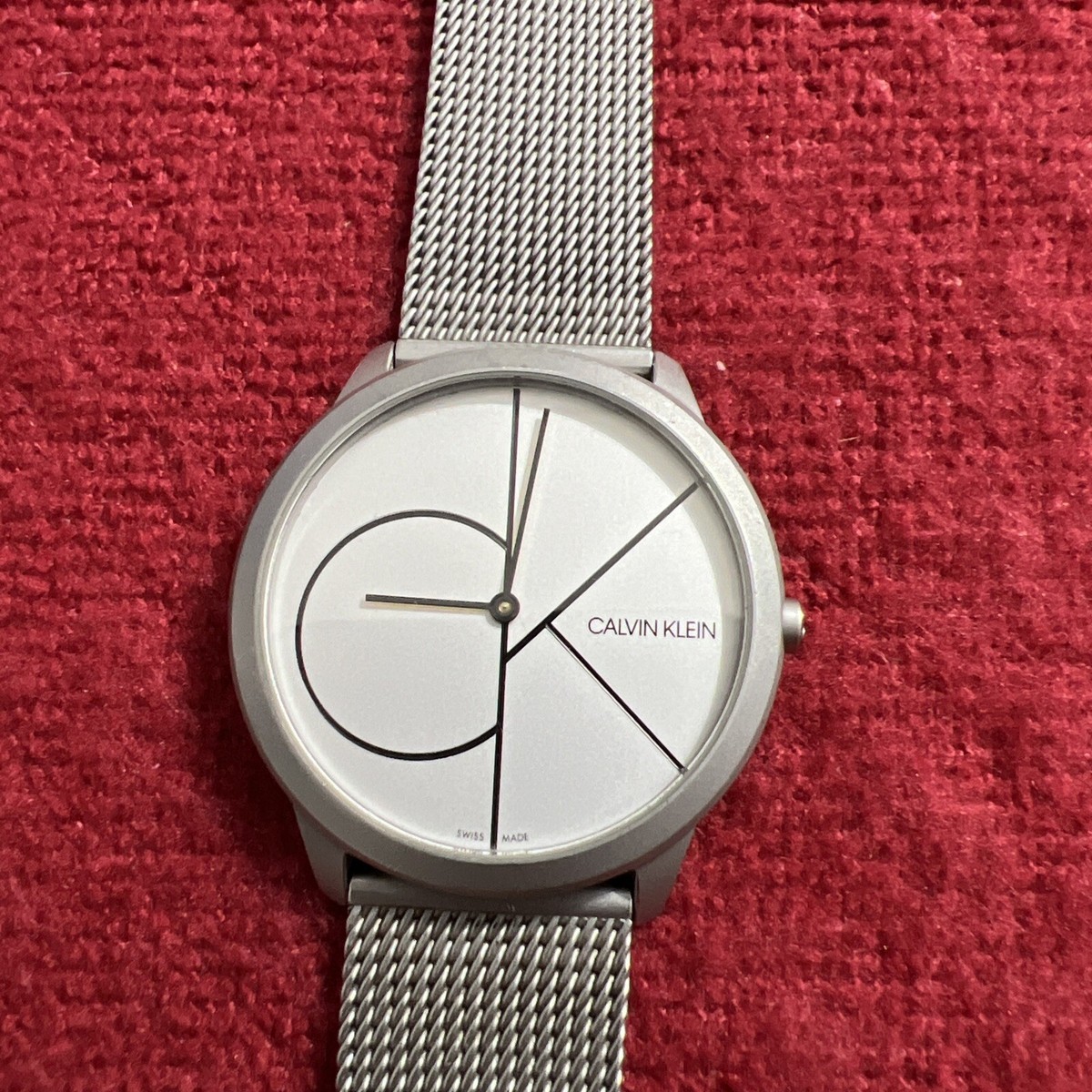 Calvin Klein Minimal Quartz Stainless Steel K3M511 Silver 