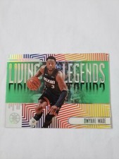 2019-20 Panini Illusions Emerald Living Legends Dwyane Wade