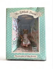 1994 GUND The Littlest Bears #7001 Mother Bear Garden Tool 2.5” Jointed Doll