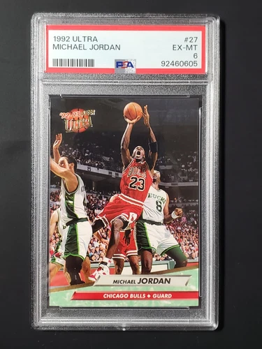 1992 ULTRA MICHAEL JORDAN #27 PSA 6