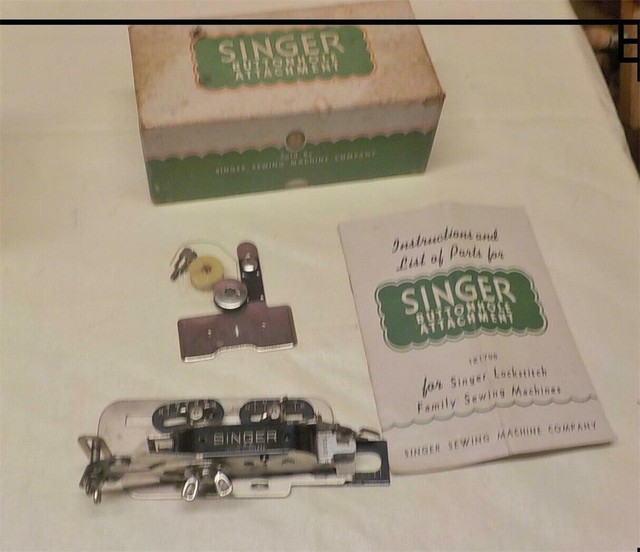 Buttonhole Attachment 121795 for SINGER Lockstitch Sewing Machine for