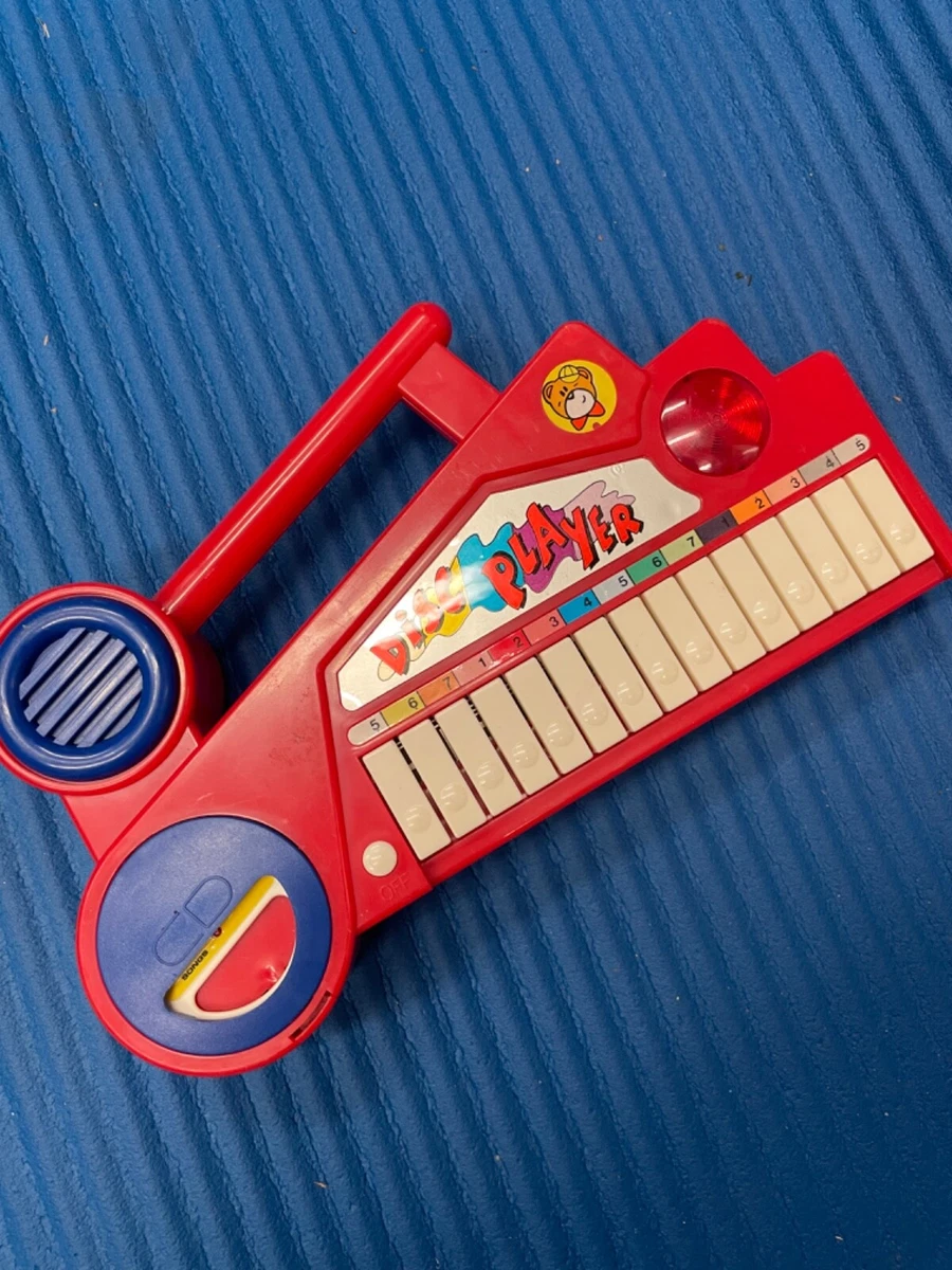Vintage Toy Preschool Mini Keyboard and Cd Disc Music Player 4
