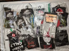 Novelty Socks TV Movie Jurassic park Walking Dead Freddy Jason Ghostbusters GOT