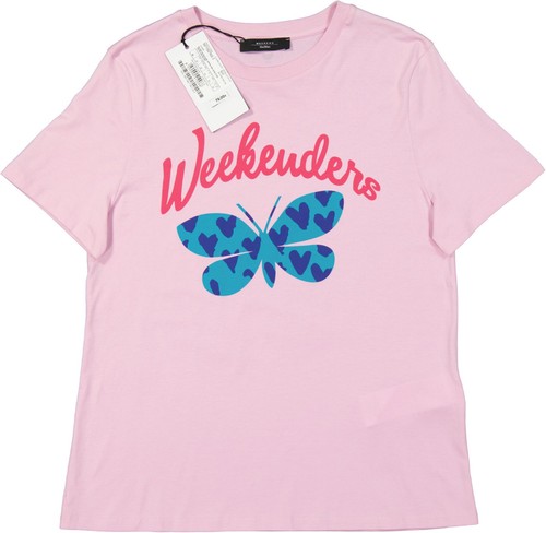 NUOVO! T-shirt donna WEEKEND MAX MARA rosa taglia XS - Foto 4 di 7