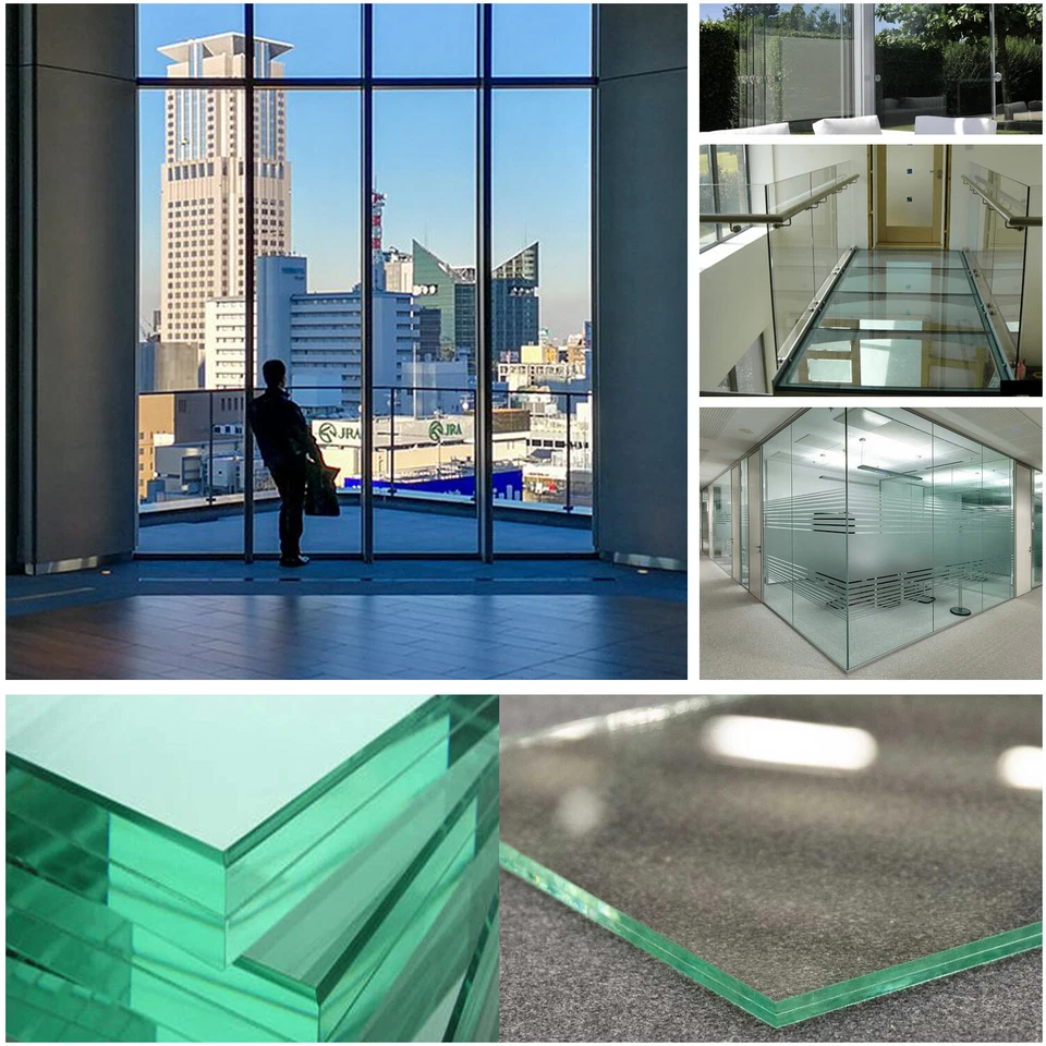 VSG Glas 8mm 0,76 Folie KLAR nach Maß Polierte Kante Verbund SICHERHEITSGLAS - Bild 2 von 2