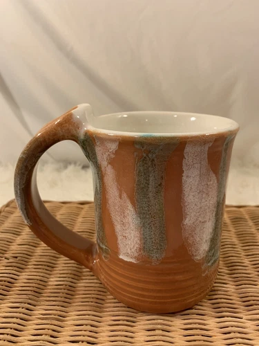 Vintage JK Dryden Cup Mug Signed Glazed Pottery Original 1997