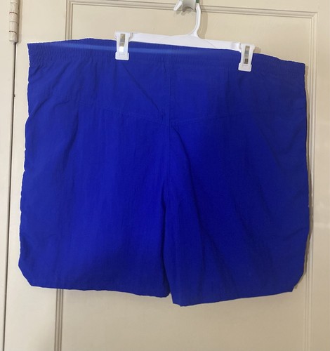 TYR Men's Swimsuit Swim Trunks XXL Blue Polyester Mesh Lined Drawstring Pockets - Picture 2 of 10