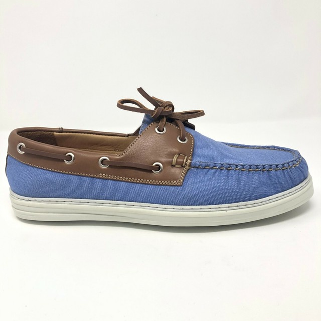 mens blue boat shoes