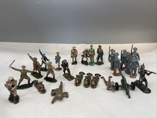 Vintage Mixed Lot of 25 Lead Soldiers Military 0872 