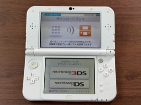 Nintendo New 3DS LL XL Pearl White Console Tested Japan ver R6095