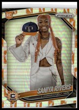 2025 Panini Prizm WNBA #150 Saniya Rivers WNBA Logo Prizms