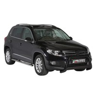 FrontbüGel FrontschutzbüGel FüR VW Tiguan 2011-2016 ø63Mm Stahl Schwarz Schutz