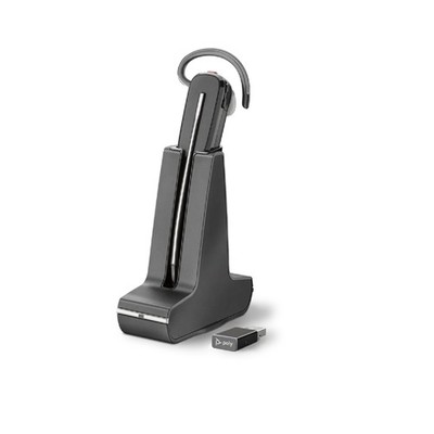 Poly Savi 8240-m UC Mono USB-A DECT Noise-Cancelling Mikrofon Headset - Schwarz