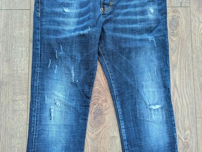 DSQUARED2 Tidy Biker Jean Canadian Label MadeInItaly Navy Men's