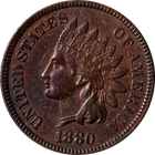 1880 Indian Cent