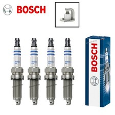 4x BOSCH SUPER PLUS Z&uuml;ndkerzen f&uuml;r RENAULT FLUENCE LOGAN THALIA TWINGO VR8SC+