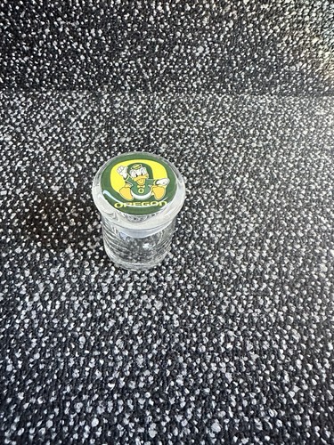Vintage University of Oregon Ducks College Schnapsglas mit Deckel - Bild 1 von 6