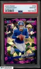 2025 Panini Purple Ice Prizm #332 Jaxson Dart Giants RC Rookie 187/225 PSA 10