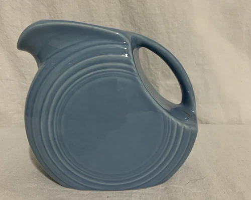 Fiesta Mini Disc Pitcher in Peacock | Fiestaware Blue Small Creamer Syrup