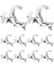 Aluminum Stage Light Truss Clamp 10 Pack 1.57" to 2.36" Load Capacity 330lb