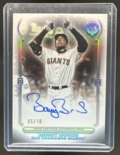 2026 Topps Tribute Barry Bonds Career Achievement Award Auto #/10 #TCAA-BB13