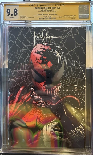 AMAZING SPIDER-MAN #26 CGC SS 9.8 MICO SUAYAN B.T.C. CONVENTION FOIL EDITION