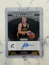 2023-24 Panini Prizm - Rookie Penmanship Joey Hauser #RP-HSR (AU, RC) JAZZ 