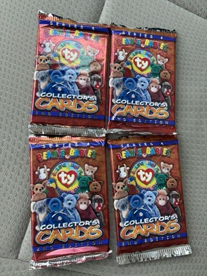TY Beanie Babies Collectors Cards 4 1999 Unopened Pack Lot Retired Autograph ?