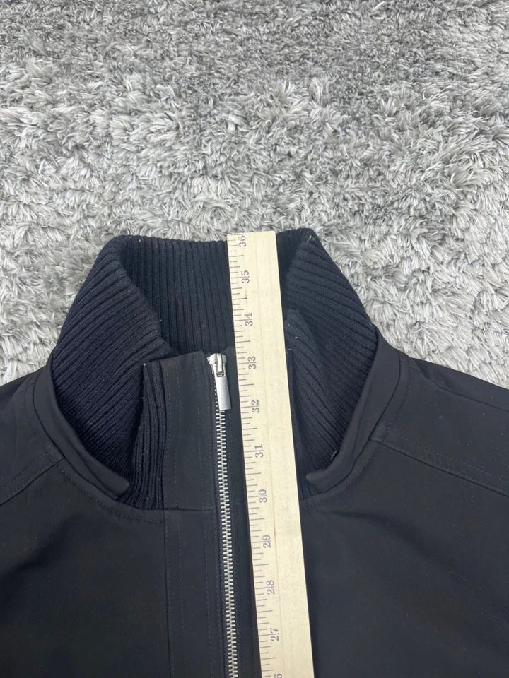 Chaqueta Siena Studio Mujer Grande Negra Softshell Cremallera Completa Utilidad Gabardina Y2K Foto 4 de 4