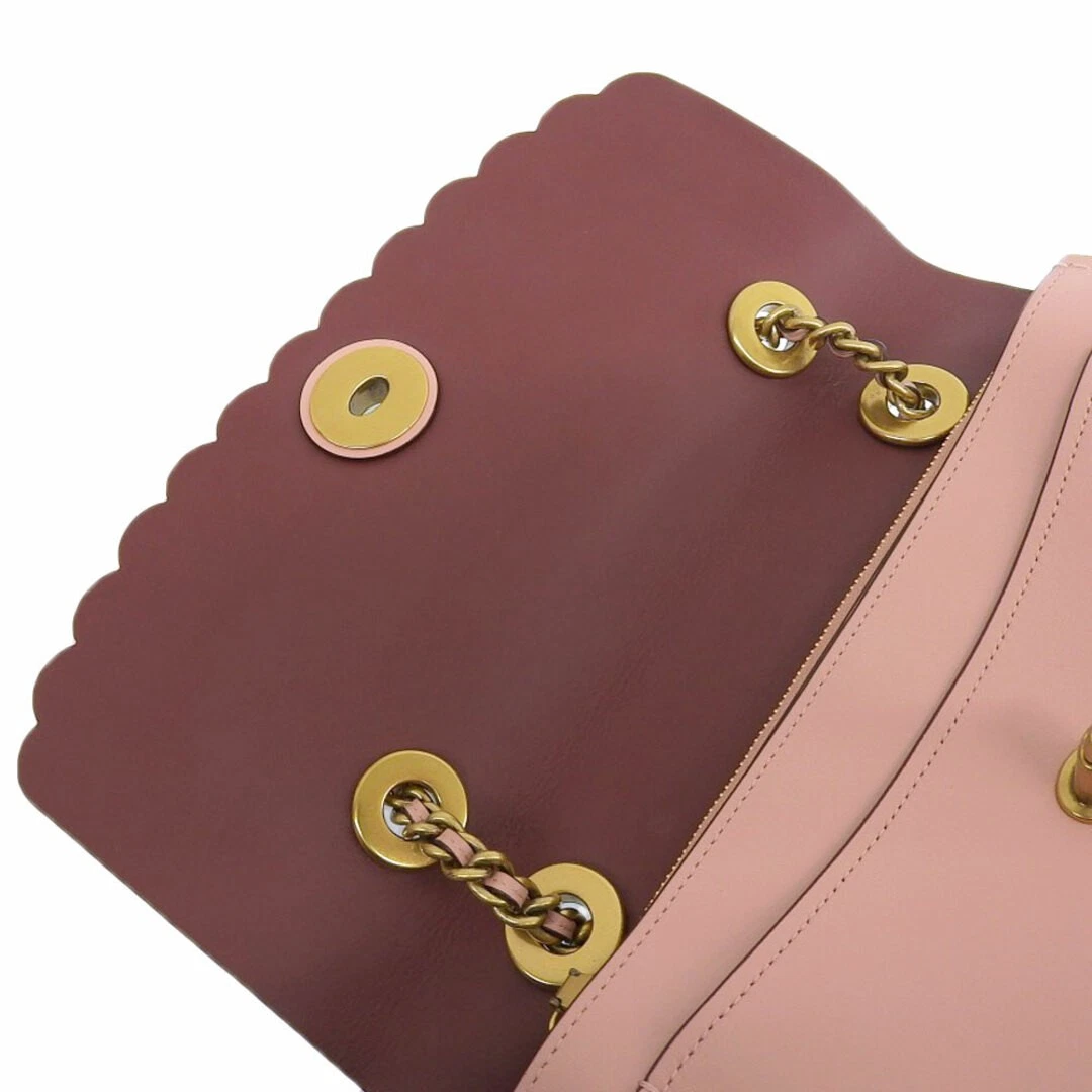 Coach 2020 26733 Felpa con Cappuccio con Tracolla in Pelle Tea Rose Turnlock Catena