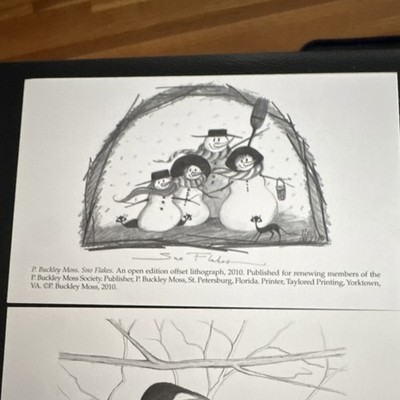 P. Buckley Moss Society Renewal Prints 2005 2020 Lot (Missing 2009)Open Edition 