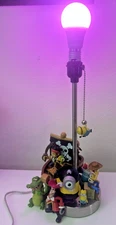 Vintage Disney Themed Lamp Minions Jake The Pirate Looking For a Friend…Rare