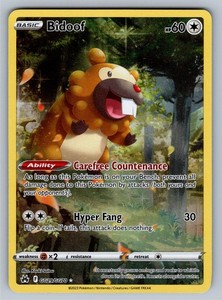 Bidoof GG29/GG70 Crown Zenith Galarian Gallery Holo Ultra Rare