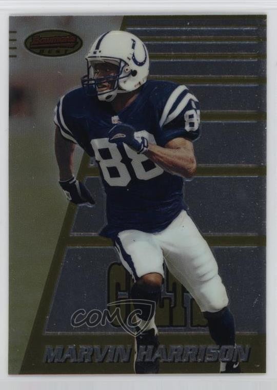 1996 Bowman's Best Marvin Harrison #165 Rookie RC HOF
