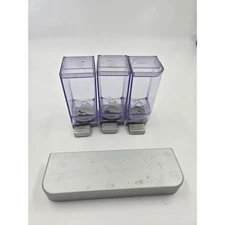 Cuisinart Soft Serve Ice Cream Maker ICE-45 Parts Set Of 3 CONDIMENT DISPENSERS