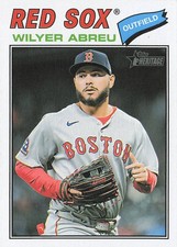 2026 Topps Heritage #362 Wilyer Abreu Boston Red Sox