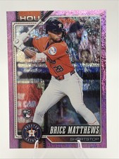 2026 SERIES 1 CELEBRATIONS PINK HOLO FOIL ROOKIE BRICE MATTHEWS SP (RC)