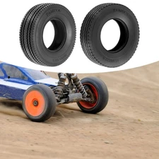 Hardened Rubber Wheel Tire Replacement Repair Parts for 1/14 Scale RC Vehicle