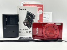  Near Mint in Box Canon Powershot Elph IXY 190 20MP Red Digital Camera Japan