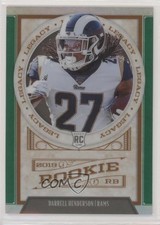 2019 Panini Chronicles Legacy Update Rookies Green 40/49 Darrell Henderson 7l6