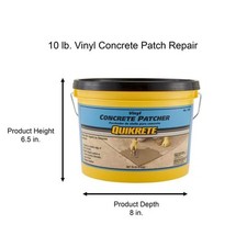 Concrete Patch Repair Multi Purpose Quikrete Vinyl Resin Fine Sand 10 Lb. NEW