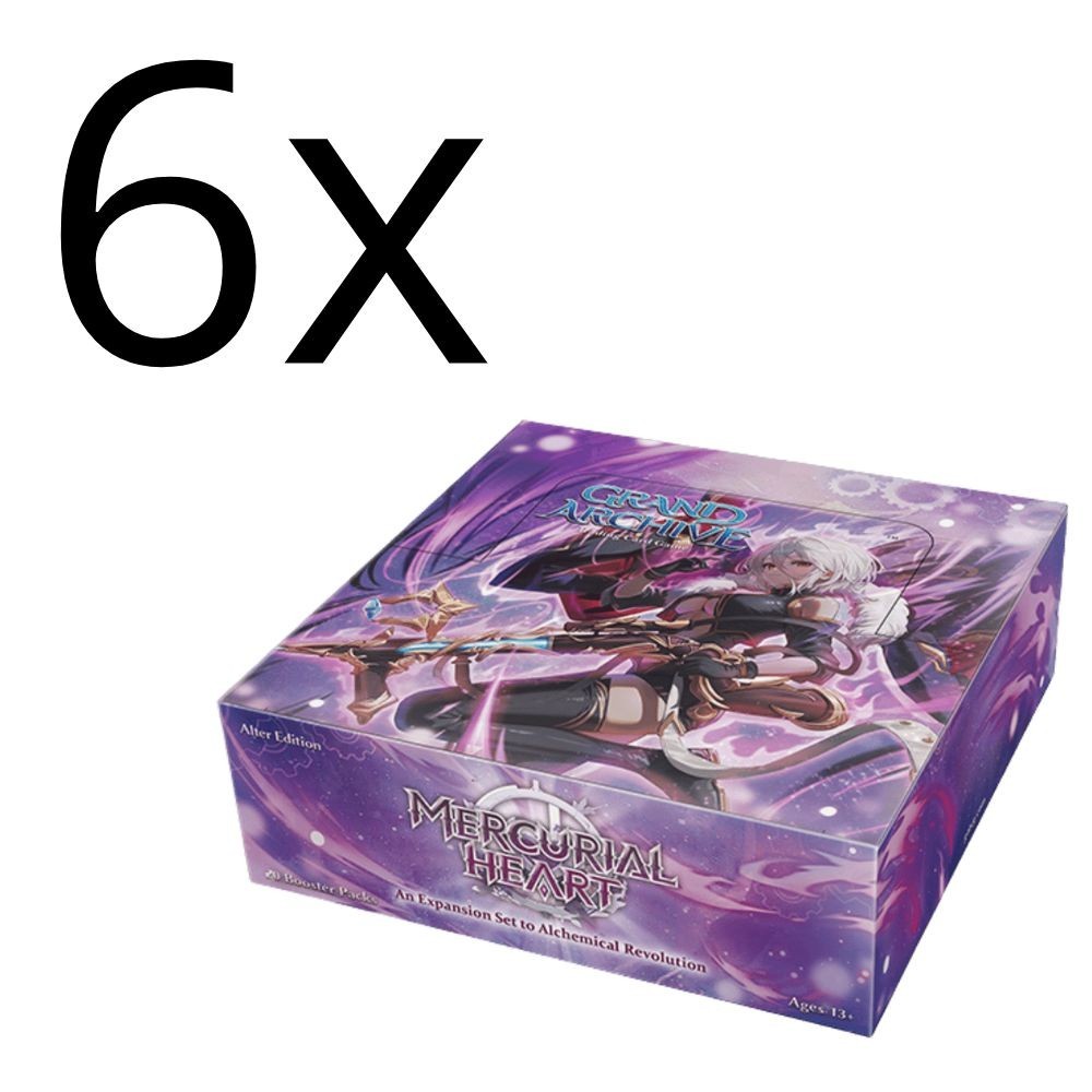 GRAND ARCHIVE TCG Sealed Case 6x Box MERCURIAL HEART Alter Edition - ENG  ENGLISH | eBay