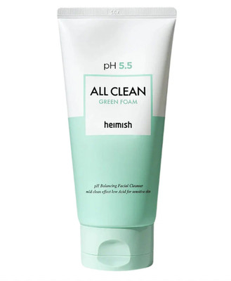 Heimish All Clean Green Foam 150g - Low pH 5.5 Cleanser Made in Korea