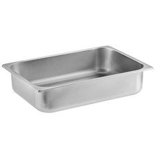Lot of 6  5L Stainless Steel Gelato Ice Cream Pan Commercial Food Tray