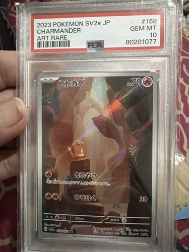 New ListingPokémon Charmander 168/165 Sv2a Card 151 Art Rare Holo PSA 10 Japanese 2023