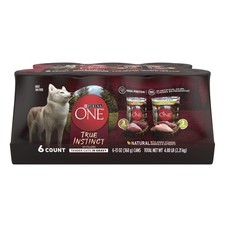 True Instinct Natural Wet Dog Food High Protein Soft Variety Pack 13 oz Cans 6