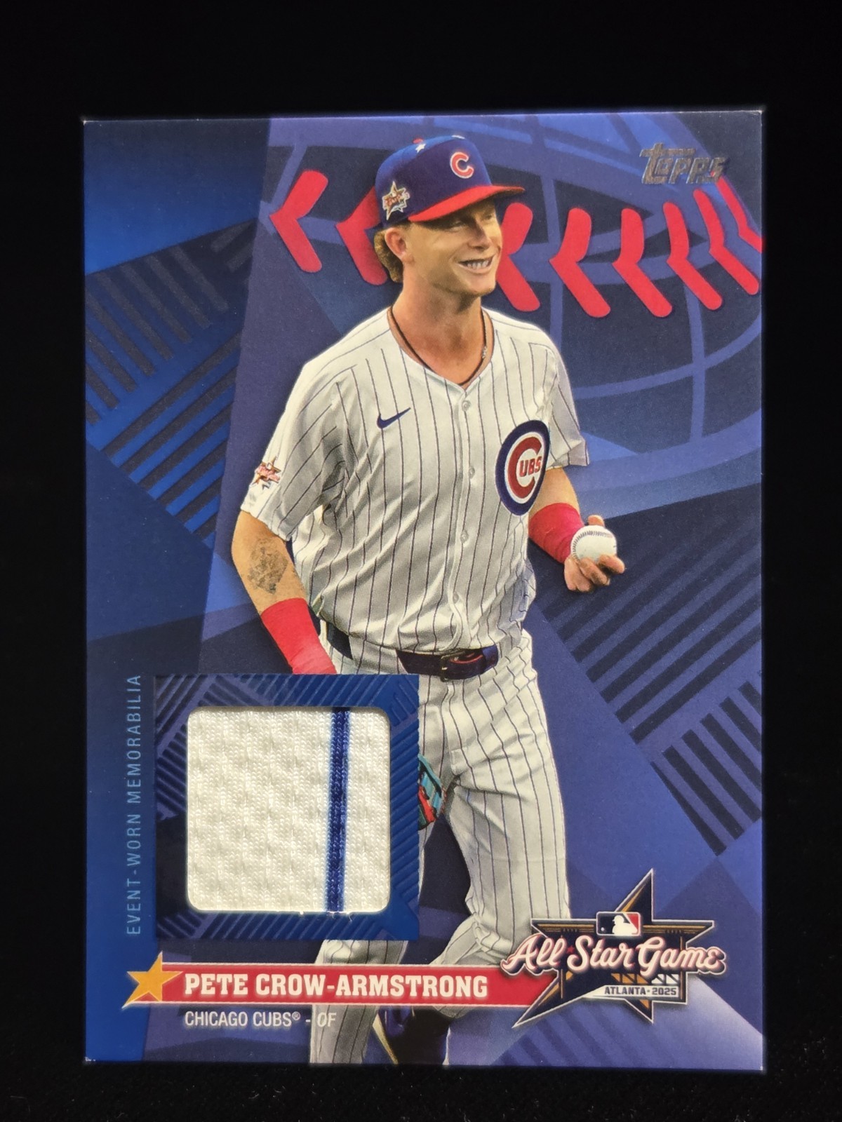 2025 Topps Update Series - All-Star Stitches Pete Crow-Armstrong #AS-PC (MEM)