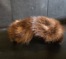 Vintage Mink Fur Mesh Hat Retro Chic 50s Early 60s Union Made in USA 4609937